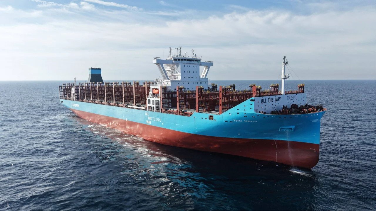 Methanol-Powered Ship Delivered to Maersk