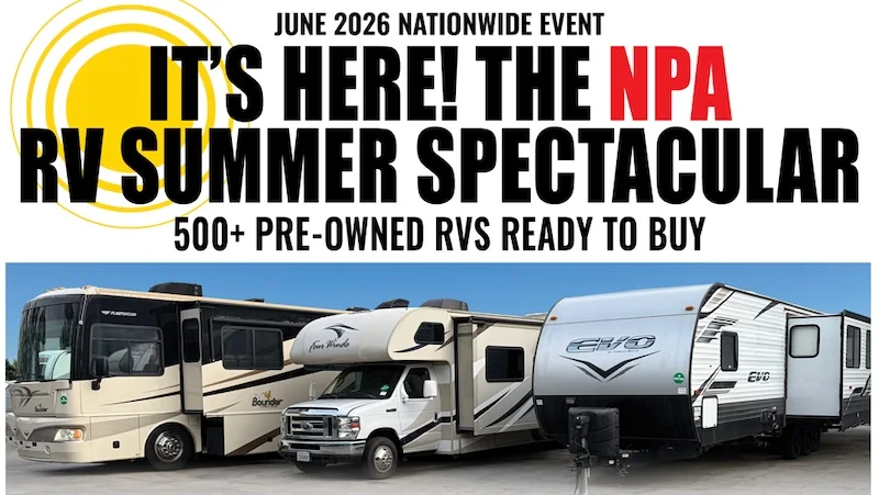 RV Summer Spectacular Kicks Off with Dealer Incentives