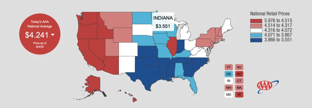 Indiana Extends Gas Tax Suspension