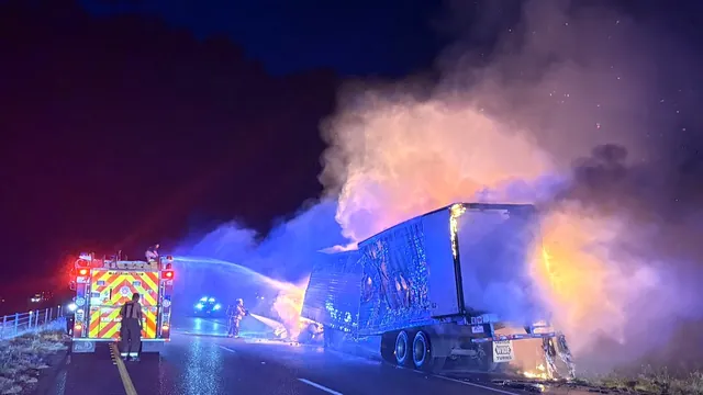 Trailer Fire Foils Human Smuggling Attempt in South Texas