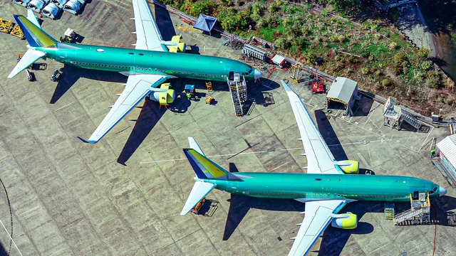 Boeing Airliners' Green Paint Revealed