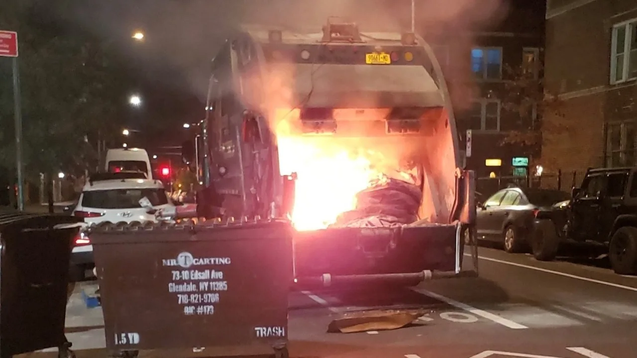 Garbage Truck Fires Spark Concern Over Lithium-Ion Batteries