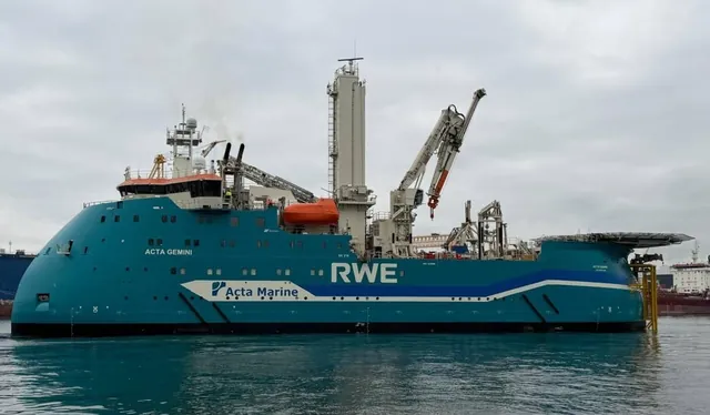 Acta Marine Delivers CSOV Ahead of Sofia Offshore Wind Farm Job