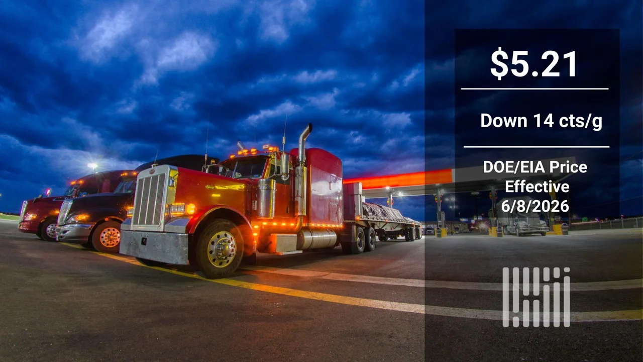 Diesel Prices Plummet to 43-Cent Decline