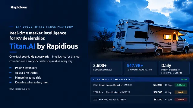 RV Pricing Platform Revolutionizes Dealer Decision-Making