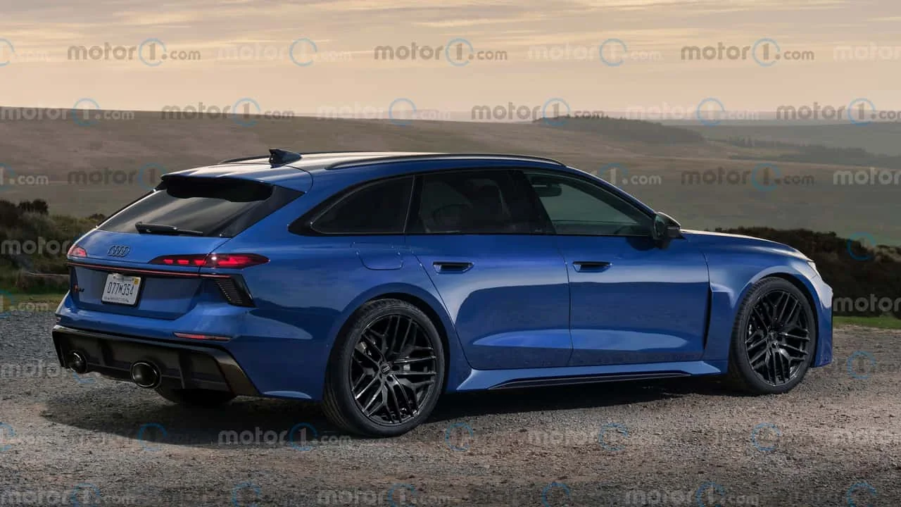 Audi RS6 Plug-In Hybrid Spotted